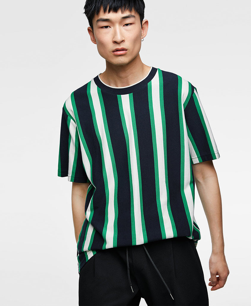 embossed backpack in brown